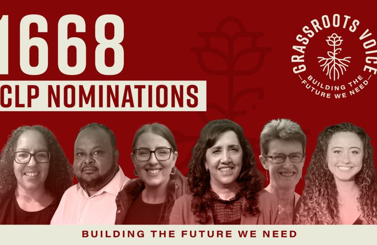 Left Leads on NEC elections nominations now get out the vote! 